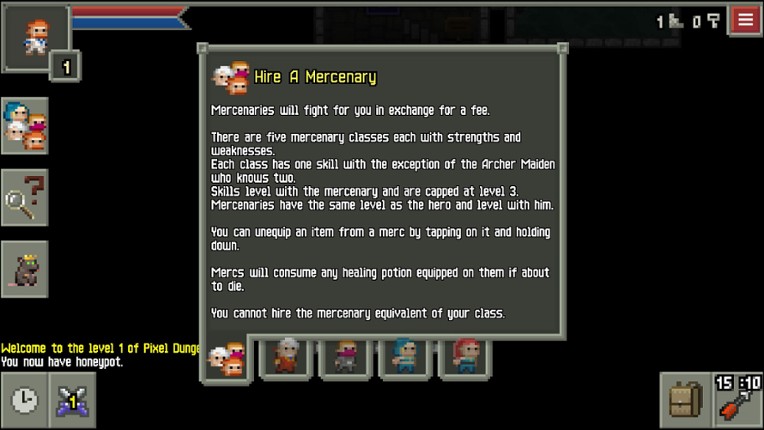 Skillful Pixel Dungeon screenshot