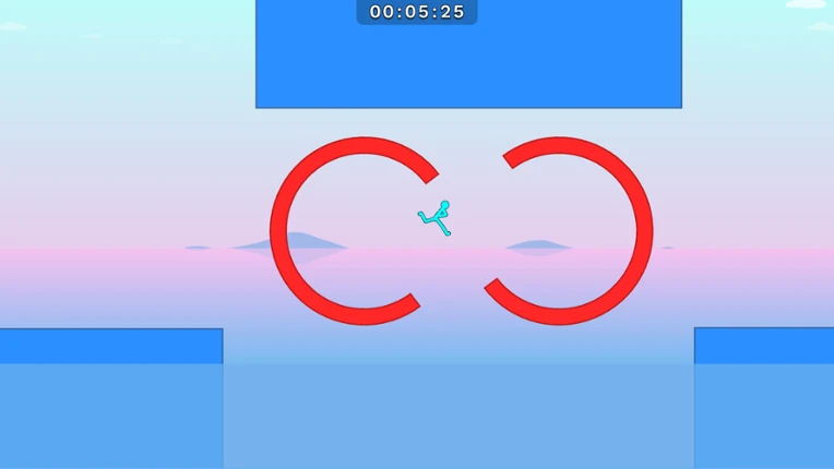 Stickman Obstacle Course screenshot