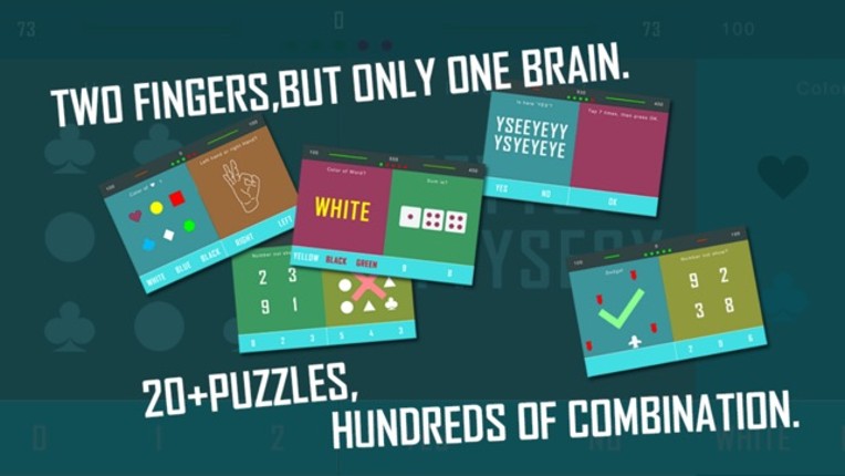 Two Fingers, but only one brain (2 F 1 B) - Split Brain Teaser, Cranial Quiz Puzzle Challenge Game screenshot