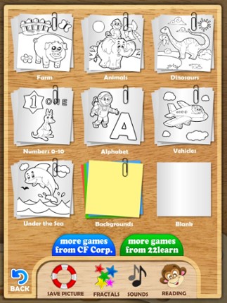 Abby Monkey® - Painter Star: Draw and Color - My First Coloring Book screenshot
