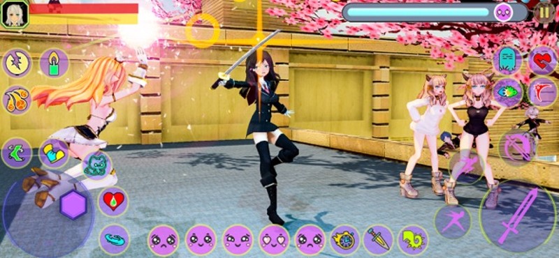 Anime High School Girl Fighter screenshot