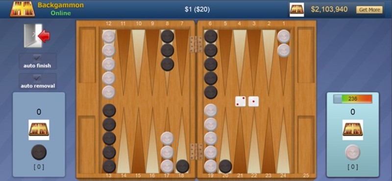 Backgammon Online - Board Game Image