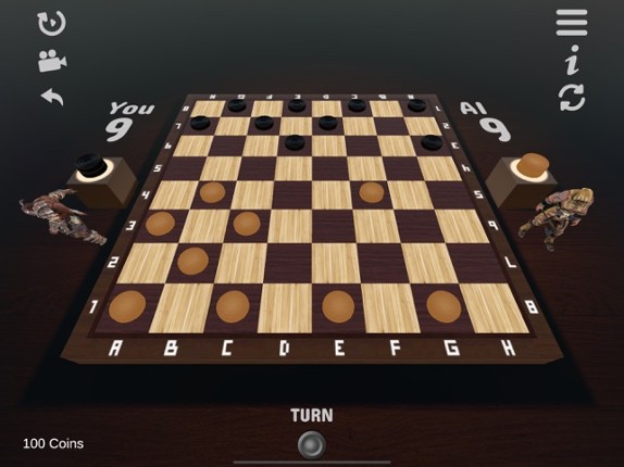 Checkers Warriors! screenshot