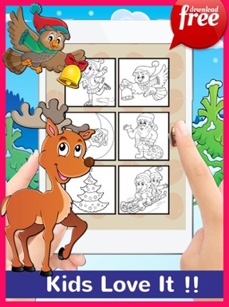 Christmas Coloring Book Free For Kids And Toddlers screenshot