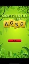 Complete The Word - Kids Games Image