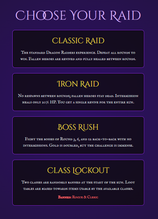 Dragon Raiders screenshot