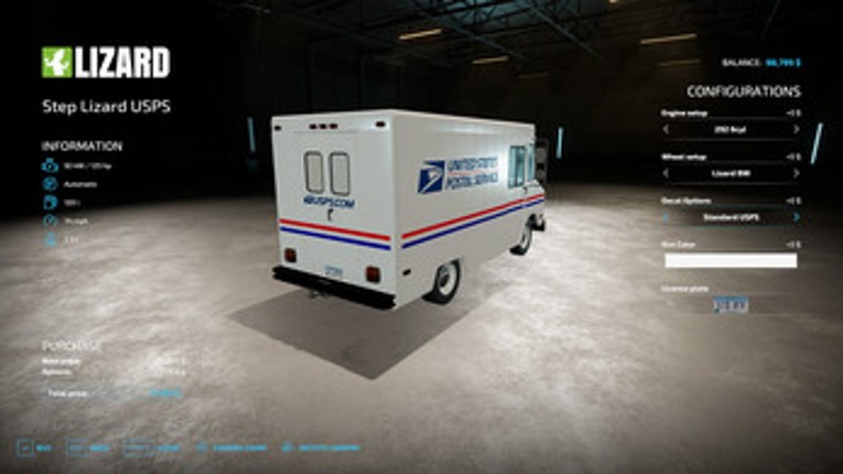 FS22 - Lizard USPS Truck Image