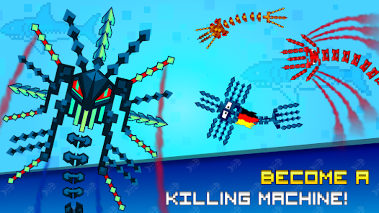 Pixel Sword Fish io screenshot