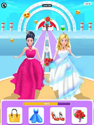 Bride Race: Makeup, Dress up screenshot