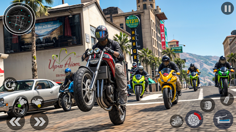 Open World City Bike Driving screenshot