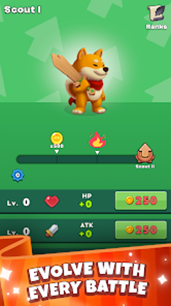 Shiba Story Go! RPG Idle Game Image