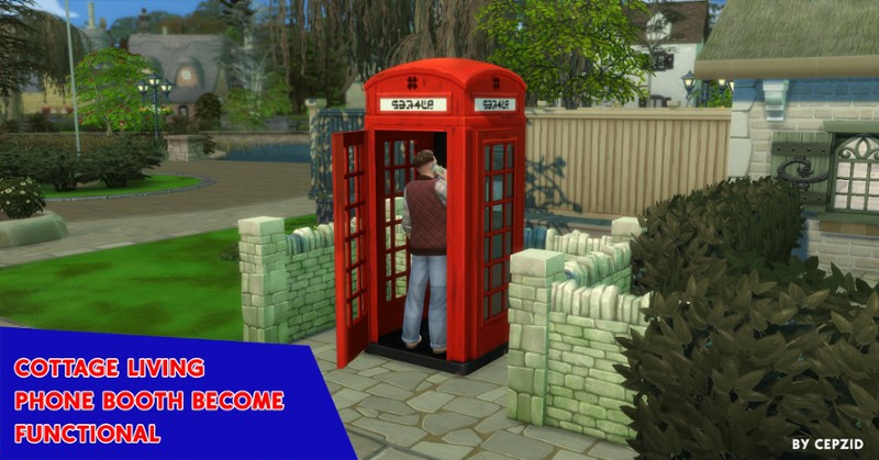 Cottage Living Phone Booth and Finchwick Buildings Become Functional Image