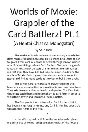 Worlds of Moxie: Grappler of the Card Battlerz! Pt.1(Hentai Short Story) Image