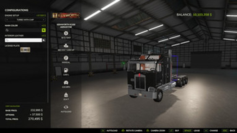 Kenworth K100 Aerodyne V1.2.0.1 screenshot