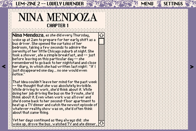 LEM-ZINE 2: LOVELY LAVENDER screenshot