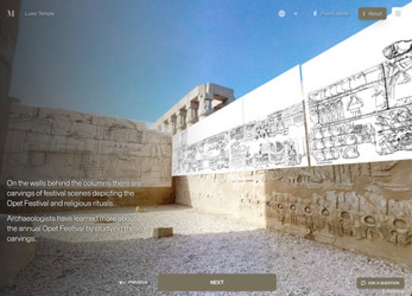 Luxor Temple and Epigraphic Drawings screenshot