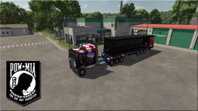 Memorial Day Kenworth K100 with CurtainSide Dry Van screenshot