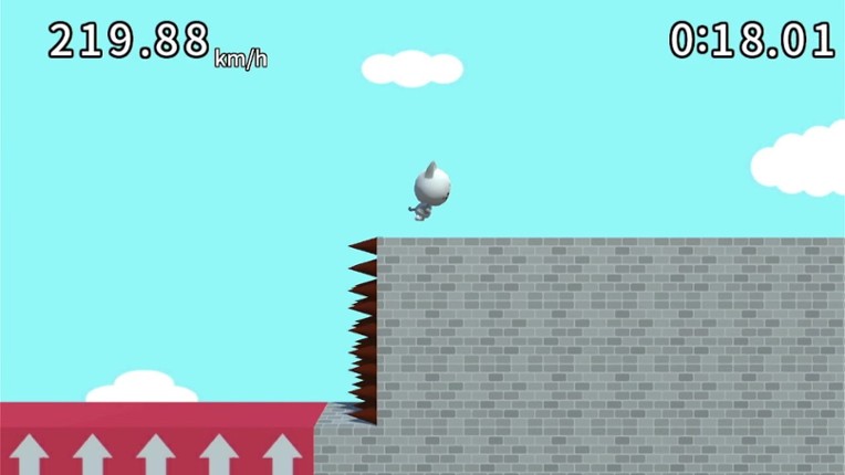 Risk your life to get your dinner back -Nyanzou action game- screenshot