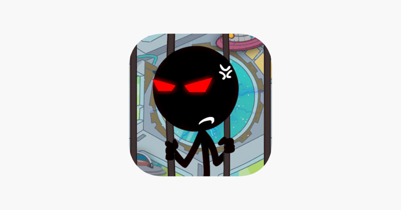 Stickman Prison Escape 3:Space Game Cover