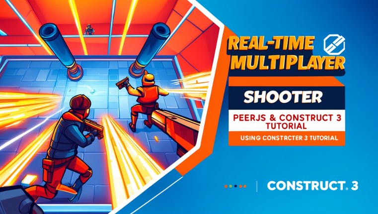 Top Down Shooter Multiplayer Game with PeerJS | Construct 3 Image