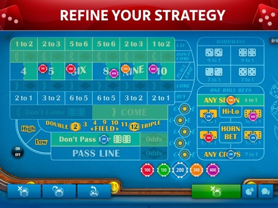 Vegas Craps by Pokerist screenshot