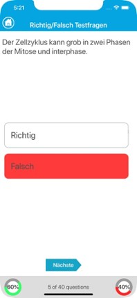 Das Biologie Quiz screenshot