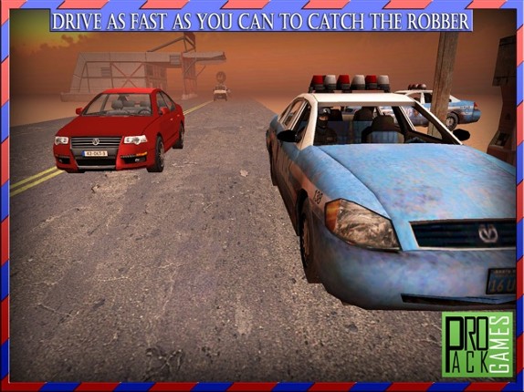 Drunk Driver Police Chase Simulator - Catch dangerous racer &amp; robbers in crazy highway traffic rush screenshot