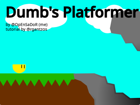 Dumb's Platformer Game Cover