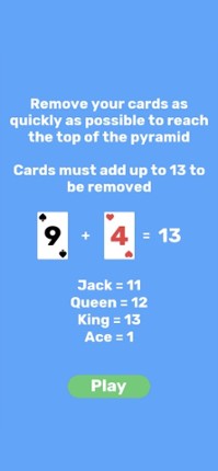 Endless Pyramid Solitaire screenshot
