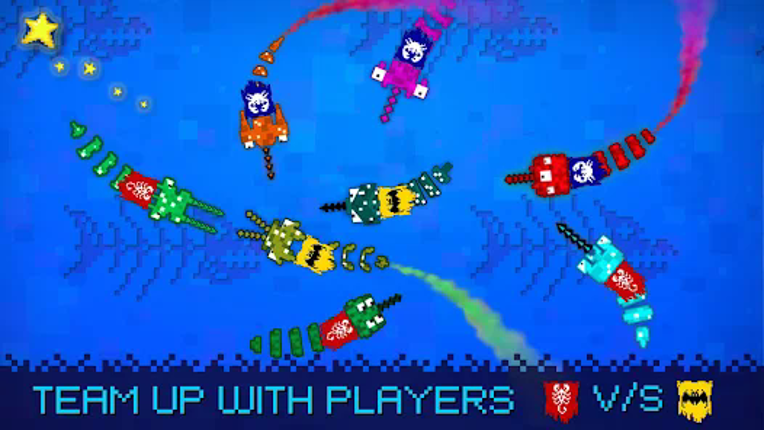 Pixel Sword Fish io screenshot