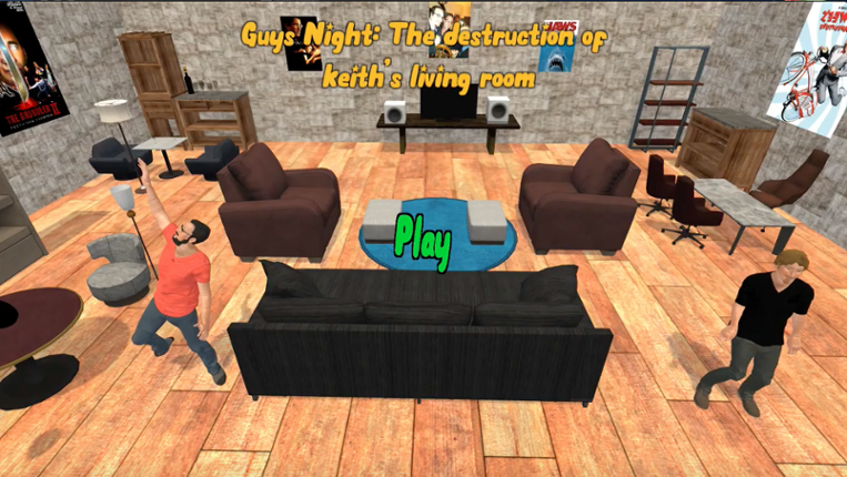 Guys Night: The Destruction of Keith's Living Room (2019) Game Cover