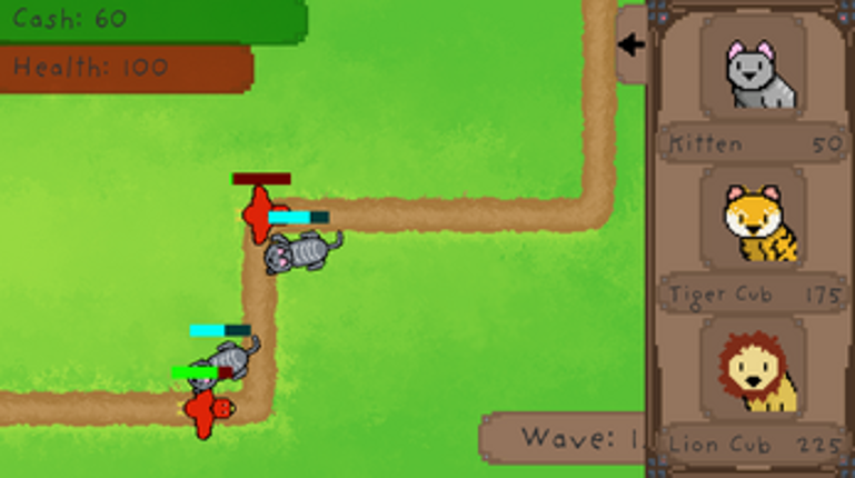 Kitten Tower Defense screenshot