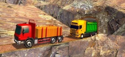 Gold Transporter Truck Drive Image