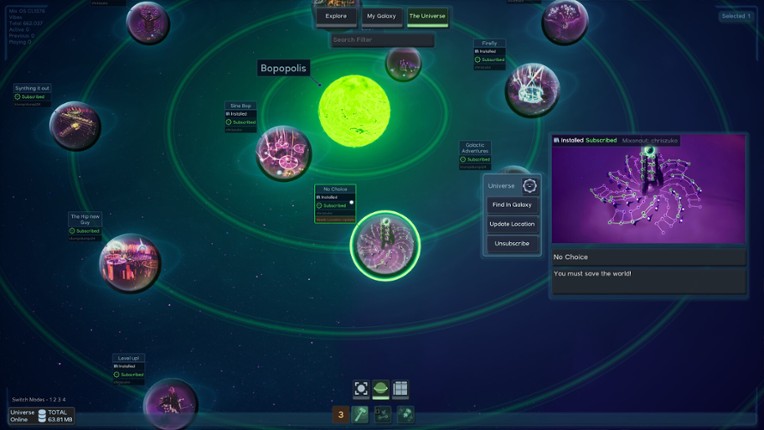 Mix Universe screenshot