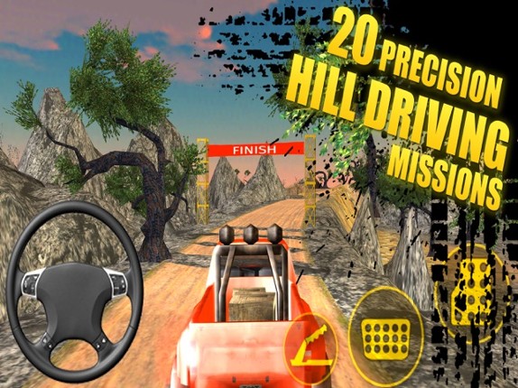 Mountain Drive Pickup Driving Sim 3D screenshot