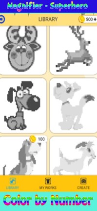 PixelRelax Color by Number Image