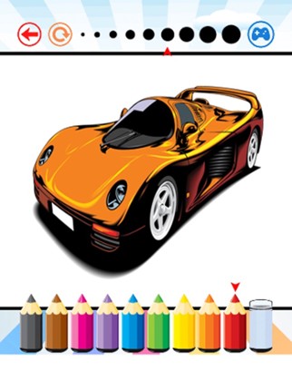 Race Cars Coloring Book - Activities for Kid Image