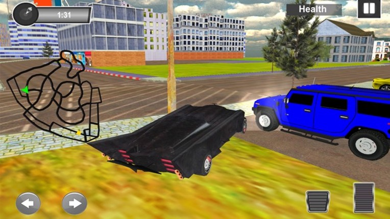 Real Bat Car Driving Simulator – Fast Race on Road screenshot