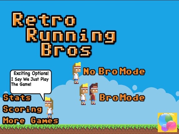 Retro Running Brothers Image