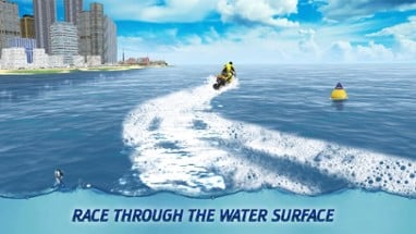 Surfing Bike Water Wave Racing Image