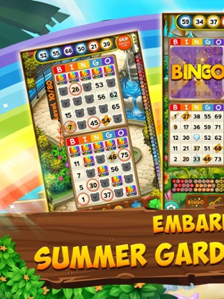 Bingo game Quest Summer Garden screenshot