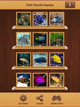 Cool Fish Jigsaw Puzzles - Fun Logical Games screenshot