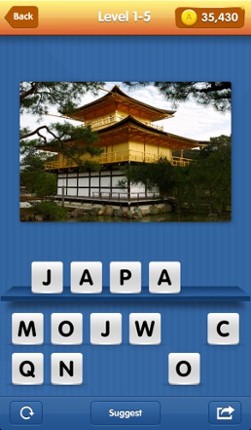 CountryMania - guess country by photography. A fascinating photo quiz. Attractions from all around the world in the one application screenshot