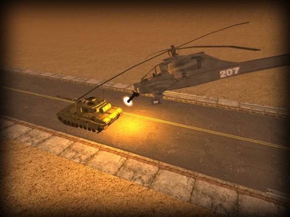 Enemy Cobra Helicopter Getaway - Dodge reckless Apache attack at frontline screenshot