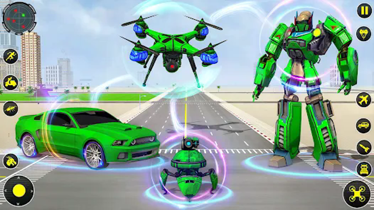 Drone Robot Car Game 3D screenshot
