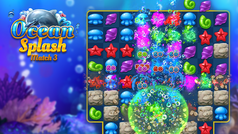 Ocean Splash: Jelly Fish gems Image