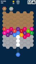 Hexa Attack Puzzle: Shoot n Merge Numbers Image