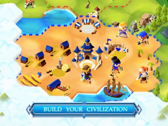 Hexapolis - Civilization game screenshot