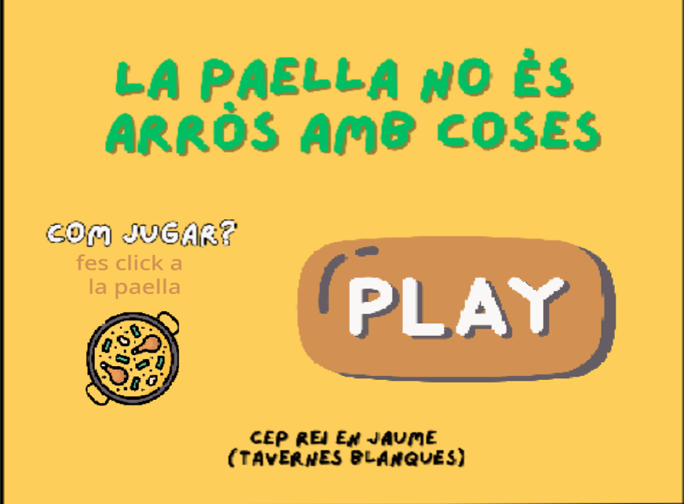 Games like LA PAELLA NO ÉS ARRÒS AMB COSES