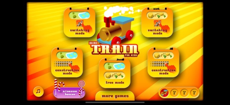 Mini Train for Kids screenshot